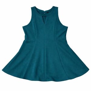 Teal Sleeveless Kids Dress